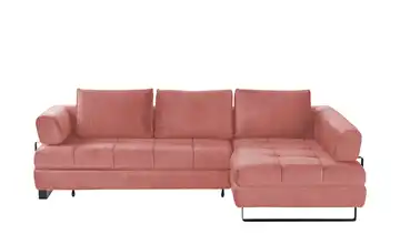 Twist Ecksofa Havana Korallenrot rechts Erweiterte Funktion
