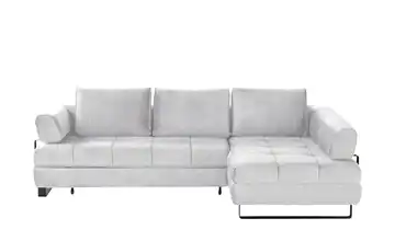 Twist Ecksofa Havana Silbergrau rechts Erweiterte Funktion