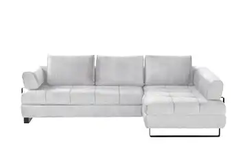 Twist Ecksofa Havana Silbergrau rechts ohne