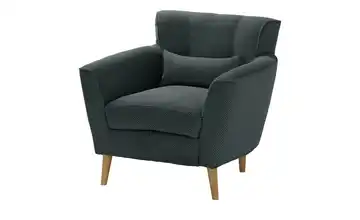 Twist Sessel Teddy Schwarz Erle, Hellbraun