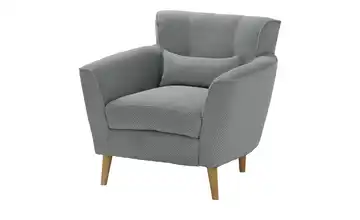 Twist Sessel Teddy Grau Erle, Hellbraun