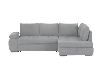Twist Ecksofa Sky Silbergrau rechts Erweiterte Funktion