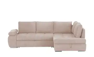 Twist Ecksofa Sky Rosa rechts Erweiterte Funktion