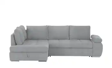 Twist Ecksofa Sky Silbergrau links Erweiterte Funktion