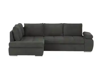 Twist Ecksofa Sky Schwarz links Grundfunktion