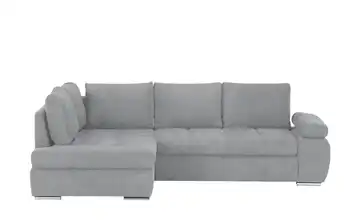 Twist Ecksofa Sky Silbergrau links Grundfunktion