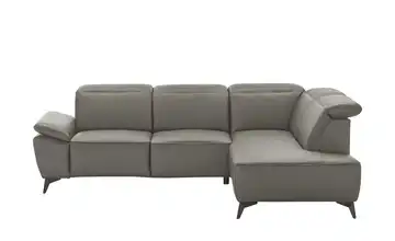 Primo Ecksofa Belfast rechts Leder Schlamm Grundfunktion