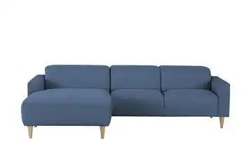 Ecksofa Avantilux links Dunkelblau
