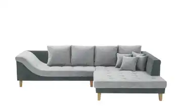 smart Ecksofa Wilma rechts Silbergrau, Anthrazit
