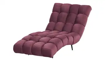 Twist Relaxliege Delphi Bordeauxrot 80 cm Flachgewebe