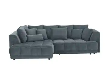 Twist Ecksofa Tiga Anthrazit links Erweiterte Funktion Mikrofaser in Velours-Optik