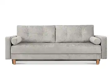 KONSIMO Einzelsofa Eriso Silbergrau Chenille