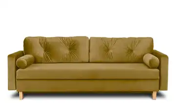 KONSIMO Einzelsofa Eriso Gelb Velours