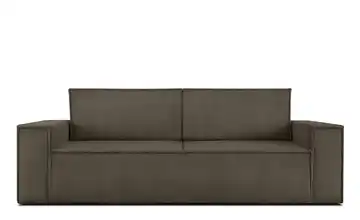 KONSIMO Einzelsofa Napi Braun