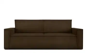 KONSIMO Einzelsofa Napi Dunkelbraun