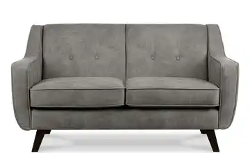 KONSIMO Einzelsofa Terso Grau Kunstleder