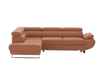 Twist Ecksofa Gio Rotbraun links Erweiterte Funktion