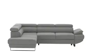 Twist Ecksofa Gio Grau links Grundfunktion
