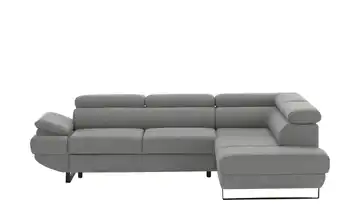 Twist Ecksofa Gio Grau rechts Grundfunktion