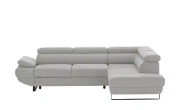 Twist Ecksofa Gio Silbergrau rechts Grundfunktion