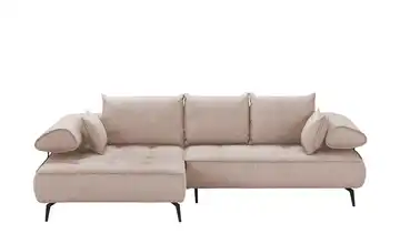 Twist Ecksofa Seledo Rosa links ohne
