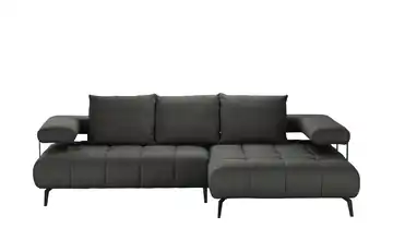 Twist Ecksofa Magnetic Schwarz Erweiterte Funktion rechts