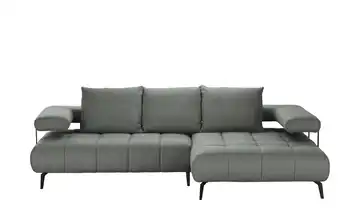 Twist Ecksofa Magnetic rechts Grau ohne