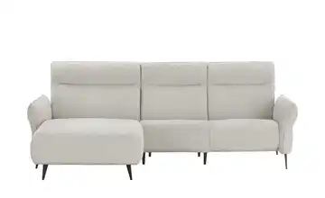 Twist Ecksofa Stelvio Erweiterte Funktion links Creme