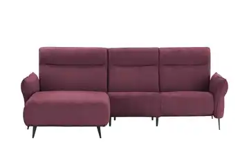 Twist Ecksofa Stelvio Erweiterte Funktion links Bordeauxrot