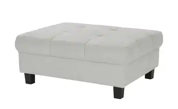 smart Hocker Lunella Silbergrau