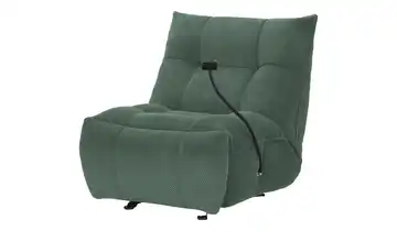 Primo Sessel Relaxfunktion Tokyo Emerald Elektrische Relaxfunktion Webstoff