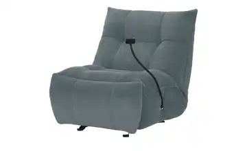 Primo Sessel Relaxfunktion Tokyo Grau Elektrische Relaxfunktion Webstoff
