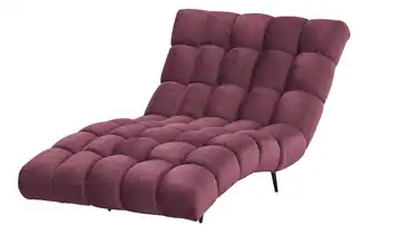 Twist Relaxliege Delphi Bordeauxrot 120 cm Flachgewebe