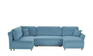 Wohnlandschaft mit Funktion Malyn II Türkis links