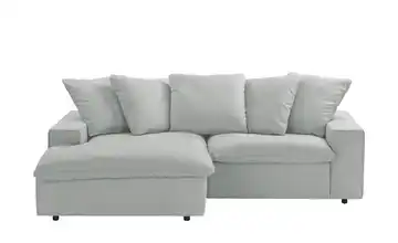 SOHO Ecksofa Kini Grau Flachgewebe links