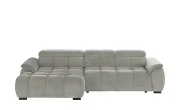 Twist Ecksofa Alvin links Silbergrau