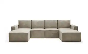 Wohnlandschaft Orto Hellbraun