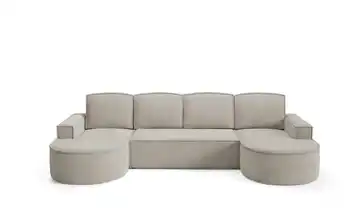 Wohnlandschaft Flow Dunkelbeige