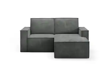 Orto Ecksofa Dunkelgrau rechts