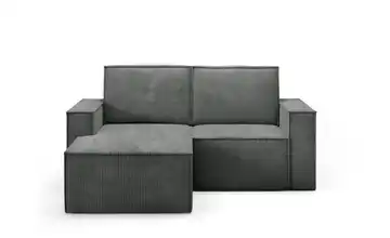 Orto Ecksofa Dunkelgrau links