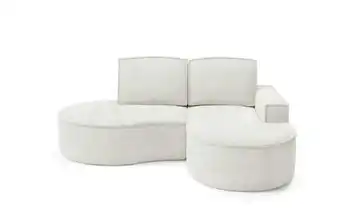 Ecksofa Flow rechts Weiß
