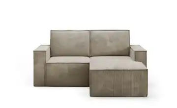 Orto Ecksofa Hellbraun rechts