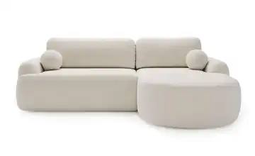 Ecksofa Aurio Weiß rechts