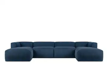 KONSIMO Wohnlandschaft Mitternachtsblau