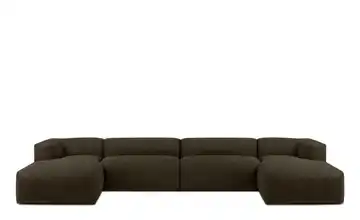 KONSIMO Wohnlandschaft Braun