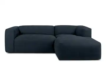 KONSIMO Ecksofa 225 cm Dunkelblau rechts 4