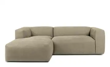 KONSIMO Ecksofa 225 cm Braun links 4
