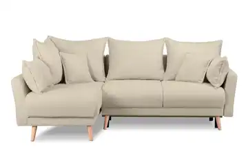 KONSIMO Ecksofa Creme links