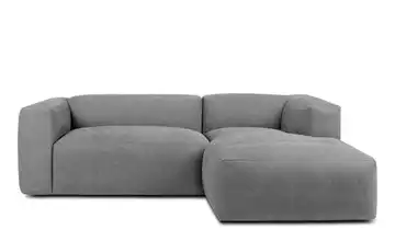 KONSIMO Ecksofa 225 cm Silbergrau rechts 4