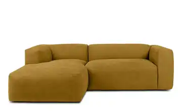 KONSIMO Ecksofa 225 cm Honiggelb links 4